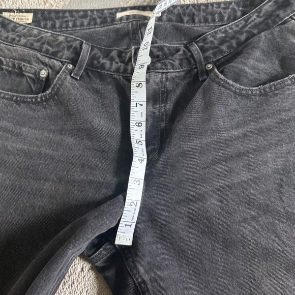 Levi's Premium LOW LOOSE JEANS black wide leg 33 - Picture 10 of 13
